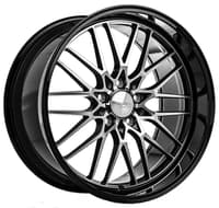 Ace Alloy AFF04 Gloss Black Machined Face w/ Gloss black Lip