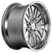 (huge savings) 19x10.5 ace alloy aff04 liquid silver machined lip (lip 3.0) (flow formed) (custom)