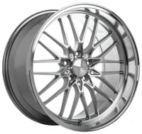 (huge savings) 19x10.5 ace alloy aff04 liquid silver machined lip (lip 3.0) (flow formed) (custom)