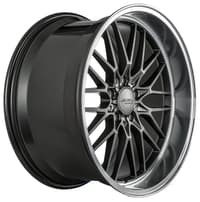 (huge savings) 20x11 ace alloy aff04 titanium w/ machined lip (lip 3.0) (flow formed) (custom)