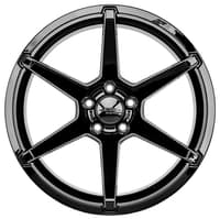 (huge savings) 22x9.5 ace alloy aff06 gloss black milled (flow formed) (custom)