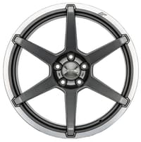 (huge savings) 19x9.5 ace alloy aff06 titanium milled machined lip (flow formed) (custom)