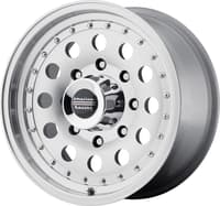 17x8 american racing ar62 outlaw ii machined 5x5/127 18mm