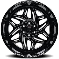 American Truxx AT1914 Euphoria Gloss Black Milled