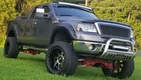 (clearance - no returns) 24x14 american truxx at162 vortex gloss black machined (* may require trimming) 6x135 -76mm