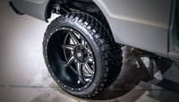 (clearance - no returns) 24x14 american truxx at162 vortex gloss black milled (* may require trimming) 8x180 -76mm