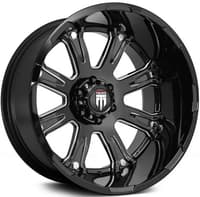 American Truxx AT154 Bomb Matte Black Milled
