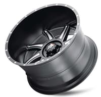 American Truxx AT162 Vortex Gloss Black Milled