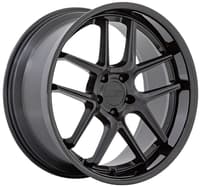 American Racing AR942 Matte Black w/ Gloss Black Lip