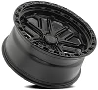 Arena A125 Jackal (6-Lug) Satin Black w/ Gloss Black Lip