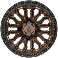 Arena A125 Jackal (8-Lug) Smoked Bronze w/ Gloss Black Lip