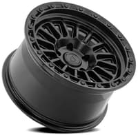 17x9 arena a130 podium satin black w/ gloss black lip 5x127/5 0mm
