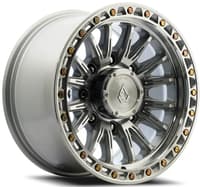 17x9 arena a132 blitz gloss silver machined (8-lug) 8x170 0mm