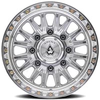 17x9 arena a132 blitz gloss silver machined (8-lug) 8x170 0mm