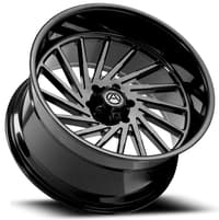 26x14 artem off-road a205 curvus gloss black (flow formed) (* may require trimming) 6x135 -76mm