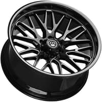 26x14 artem off-road a206 novus gloss black milled (flow formed) (* may require trimming) 8x6.5/165 -76mm