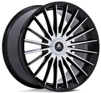 (clearance - no returns) 24x10 asanti ab048 gloss black machined 6x135 6x5.5/139.7 30mm