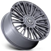 (clearance - no returns) 24x10 asanti ab049 anthracite brushed 5x112 5x120 20mm