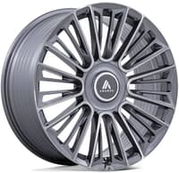 (clearance - no returns) 26x10 asanti ab049 anthracite brushed 6x135 6x5.5/139.7 30mm