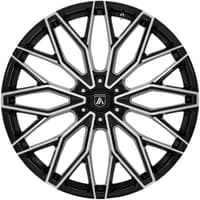 22x9.5 asanti ab050 gloss black machined 6x5.5/139.7 25mm