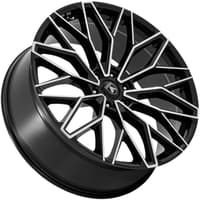 (clearance - no returns) 24x10 asanti ab050 gloss black machined 6x135 30mm