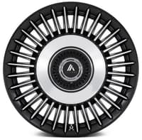 (clearance - no returns) 20x10.5 asanti abl-40 satin black machined face 5x112 5x4.5/114.3 40mm