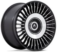 (clearance - no returns) 22x9 asanti abl-40 satin black machined face 5x4.25/108 54.5/x114.3 38mm