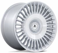 (clearance - no returns) 22x9 asanti abl-40 gloss silver machined face 5x112 5x120 35mm
