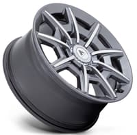 (clearance - no returns) 20x10.5 asanti abl-41 gloss anthracite bright machined face 5x4.25/108 5x112 45mm