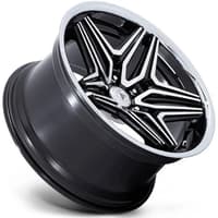 (clearance - no returns) 22x10.5 asanti abl-46 gloss black machined 5x120 18mm