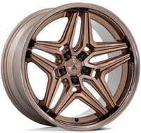 (clearance - no returns) 22x10.5 asanti abl-46 platinum bronze 5x120 18mm