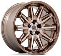 (clearance - no returns) 20x9 asanti ab047 bronze machined w/ stainless steel lip 5x120 27mm