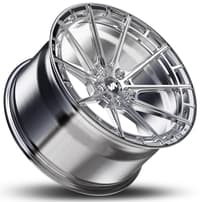 20x10 variant aure chrome powdercoated (full forged) (deep concave) (custom)