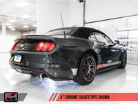 awe tuning 15-20 s550 mustang ecoboost axle-back exhaust - touring edition (chrome silver tips) 3015-32086