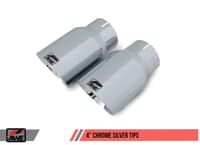 awe tuning 15-20 s550 mustang ecoboost axle-back exhaust - touring edition (chrome silver tips) 3015-32086