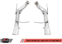 awe tuning 11-14 s197 mustang gt axle-back exhaust - track edition (chrome silver tips) 3020-32040