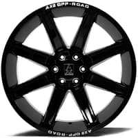 20x12 axe offroad artemis gloss black milled (* may require trimming) 8x170 -44mm