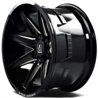 20x12 axe offroad artemis gloss black milled (* may require trimming) 8x170 -44mm