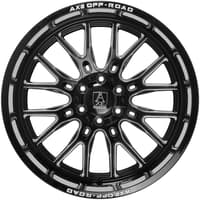 22x10 axe offroad atlas gloss black milled 8x170 -19mm