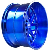 24x14 axe offroad ax2.7 candy blue milled (compression forged) (* may require trimming) 8x170 -76mm