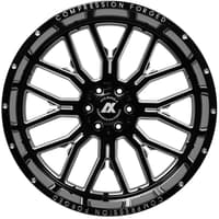 24x12 axe offroad ax6.0 gloss black milled (compression forged) (* may require trimming) 6x135 6x5.5/139.7 -44mm