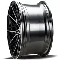 (clearance - no returns) 20x10.5 axe cf1 gloss black machined (compression forged) 5x4.25/108 25mm (custom)