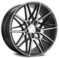 (clearance - no returns) 20x10.5 axe cf1 gloss black machined (compression forged) 5x110 25mm (custom)