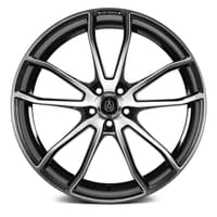 (clearance - no returns) 22x10.5 axe ex33 gloss black machined 5x110 25mm (custom)