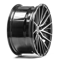 20x8.5 axe ex40 gloss black w/ mirror face 5x120 40mm (custom)