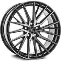 22x9 axe ex40 gloss black w/ mirror face 5x130 35mm (custom)