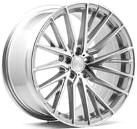 20x8.5 axe ex40 gloss silver w/ mirror face 5x112 25mm (custom)