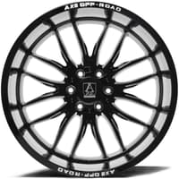 24x12 axe offroad hades gloss black milled (* may require trimming) 8x170 -44mm