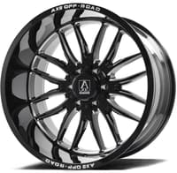 20x10 axe offroad hades gloss black milled 6x135 6x5.5/139.7 -19mm