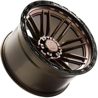22x10 axe offroad icarus bronze w/ black lip 8x6.5/165 -19mm